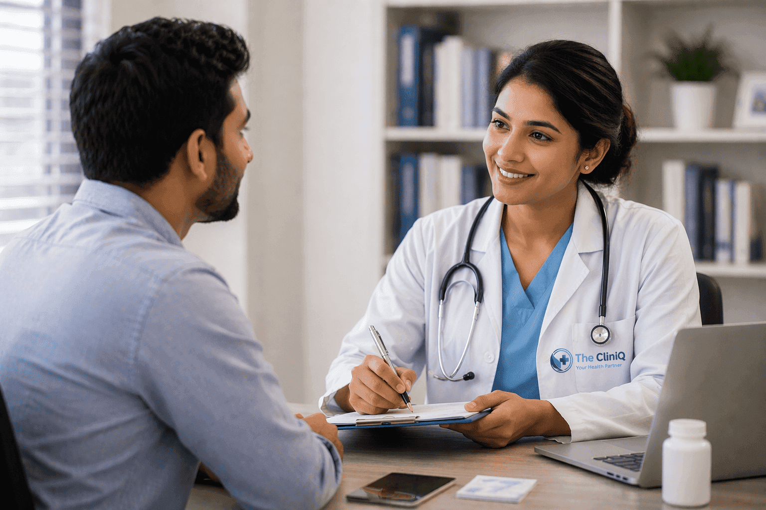Illustrative healthcare consultation